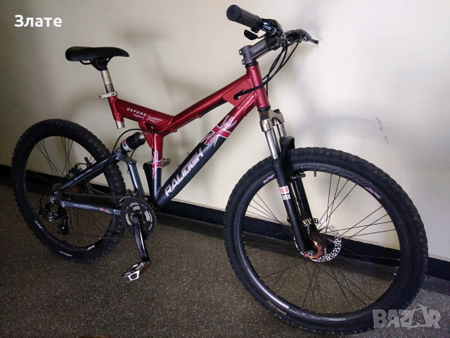 Велосипед Raleigh 26гуми "М",алуминиево планинско колело,дискови.Shimano, снимка 6 - Велосипеди - 55017974