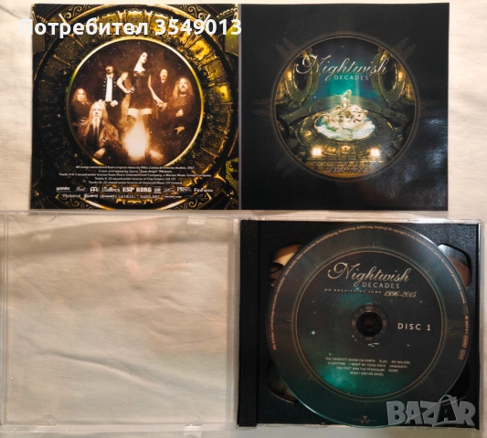 CD / ЦД компакт диск - Nightwish - 2018 - Decades - An Archive Of Song 1996-2015 [2 CD], снимка 5 - CD дискове - 54750049