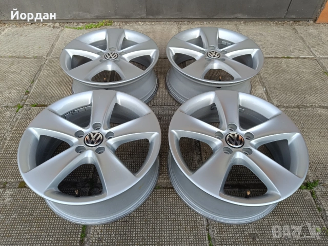 ОРИГИНАЛНИ джанти 17 ' цола 5x112 ФОЛКСВАГЕН / Volkswagen 57,1 ET39, снимка 4 - Гуми и джанти - 54568727