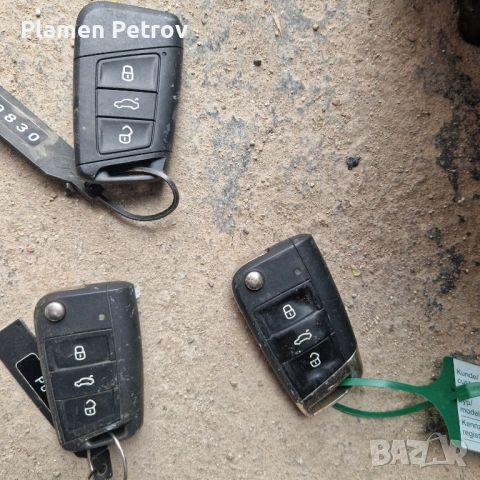 Ключ за голф vw пасат skoda, снимка 2 - Части - 54501609