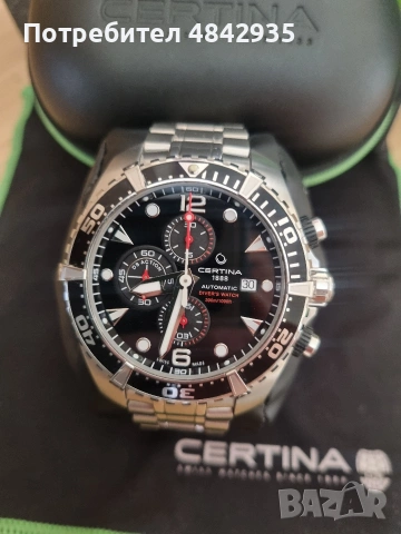 Certina Automatic DS Action Diver Chronograph/Мъжки швейцарски часовник / Автоматичен Хронограф/