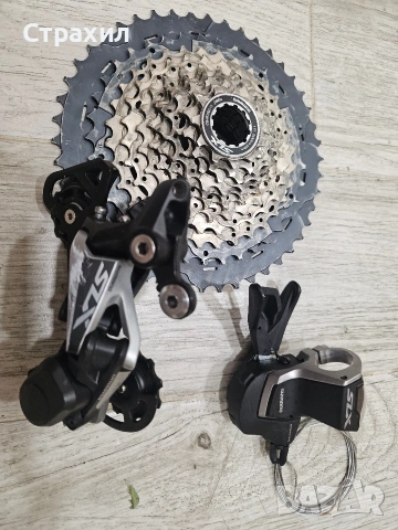 Shimano SLX CS-M7000- 11/ RD-M7000-11-GS/ SLX SL-M7000-11-R. +  KNC вериги 