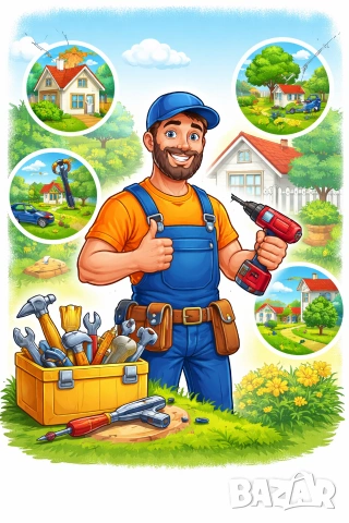 ПОДДРЪЖКА НА КЪЩИ И ДВОРОВЕ Малки ремонти и практични решения за вашия дом