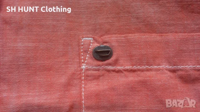DIESEL Regilar Fit Coton Shirt Размер L мъжка памучна риза 9-69, снимка 4 - Ризи - 55494133
