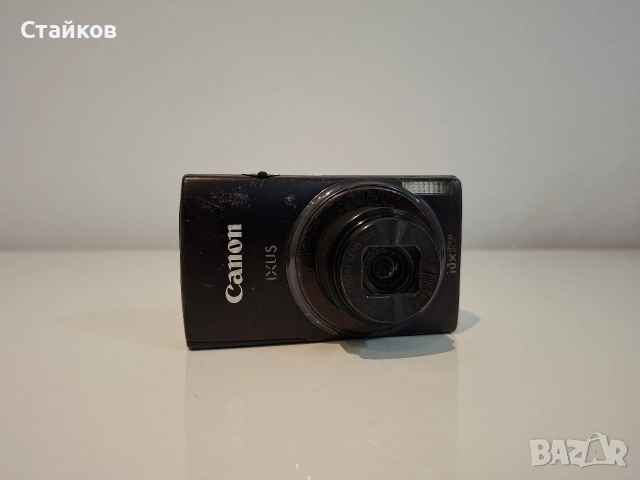 Цифров фотоапарат Canon IXUS 155 20.1MP черен, тестван, пълен работен комплект, снимка 4 - Фотоапарати - 54662493