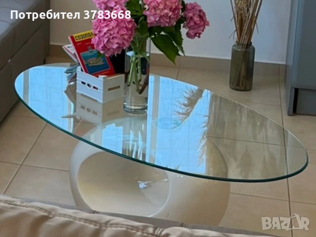 Плот на масата:  Закаленоw стъкло - дебелина 8 мм, снимка 3 - Маси - 54332893