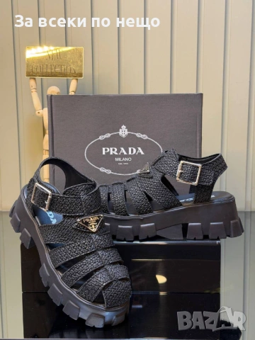 Prada Дамски Сандали Прада - Различни Цветове Код SK1582, снимка 2 - Сандали - 54656602
