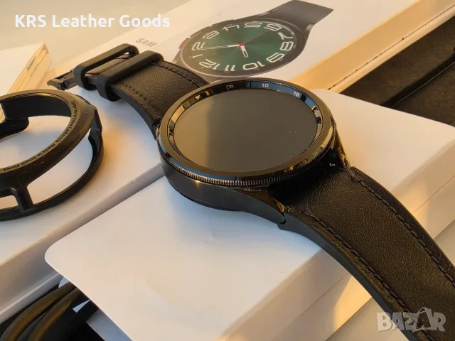 Samsung Galaxy Watch6 Classic 47mm LTE (eSIM) – Отлично състояние, снимка 4 - Смарт часовници - 55583133