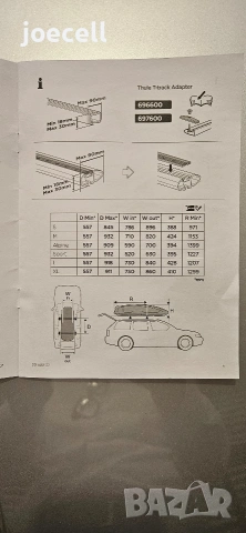 Багажник Автобокс Thule Force XT M Черен Мат, снимка 4 - Аксесоари и консумативи - 54260864