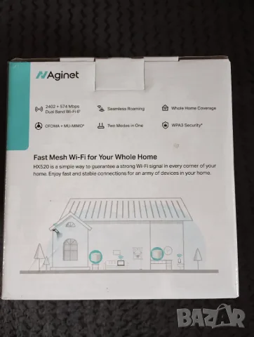 Tp-link HX520 AX3000 Mesh Wi-fi AP, снимка 2 - Рутери - 55470093