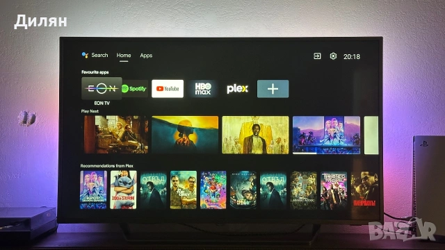 55" Philips 4K Ultra HD Android TV с 3-странен Ambilight, снимка 7 - Телевизори - 54990731