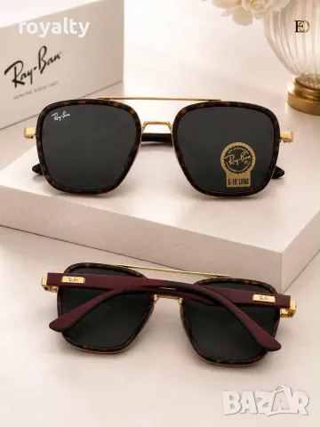 Ray-Ban Нови Мъжки Слънчеви Очила Различни Цветове с Кутия и Калъф 