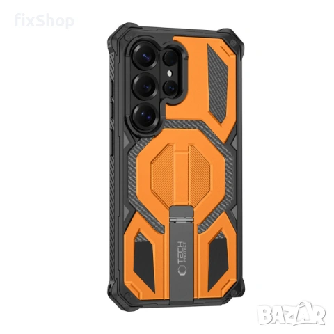 TECH-PROTECT MAGBLAST MAGSAFE + GLASS 2-PACK GALAXY S26 ULTRA BLACK/ORANGE, снимка 3 - Калъфи, кейсове - 54887324