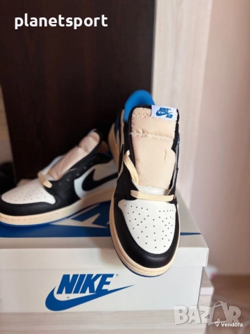 Air Jordan 1 Low Travis Scott Fragment , снимка 2 - Маратонки - 54697064