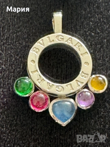 Булгари / Bvlgari комплект от 750 и 585 бяло  злато, снимка 3 - Бижутерийни комплекти - 54596210