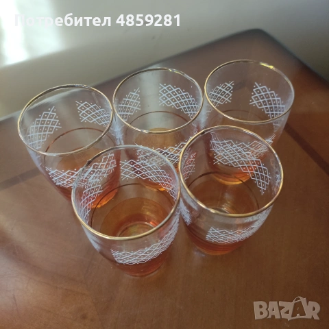 Стъклени чаши за ракия, снимка 2 - Чаши - 55182606