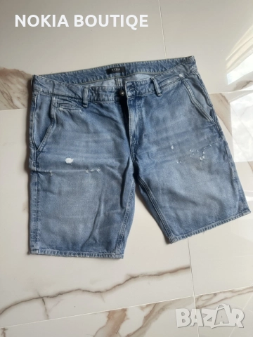 GUESS дънкови къси панталони Син, 36