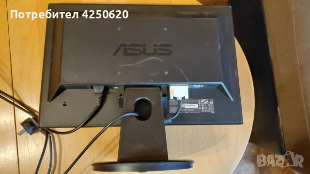 ASUS VH192C computer monitor 47 cm (18.5") 1366 x 768 pixels Black, снимка 6 - Монитори - 54318696