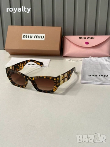 Miu Miu Нови Дамски Слънчеви Очила Миу Миу Различни Цветове , снимка 5 - Слънчеви и диоптрични очила - 55031054