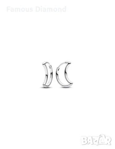 Pandora moon hoop обици