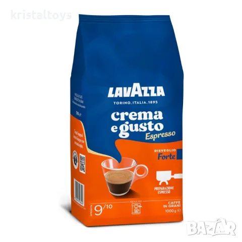 Кафе Лаваца Lavazza Crema e Gusto Forte 1 кг зърна