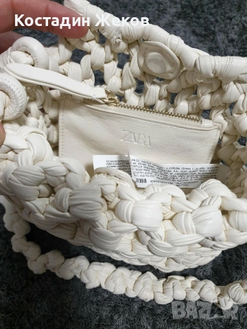 Нова. Дамска оригинална чантичка за през рамо. ZARA , снимка 8 - Чанти - 55289890