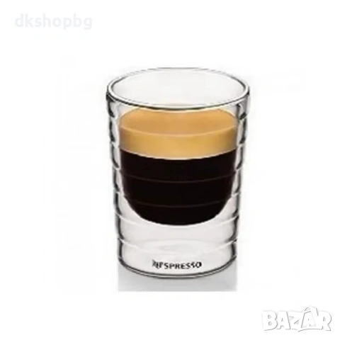 4795 Термо чаша за Nespresso еспресо (85 мл) – Двойно боросиликатно стъкло с модерен дизайн, снимка 2 - Чаши - 54485938