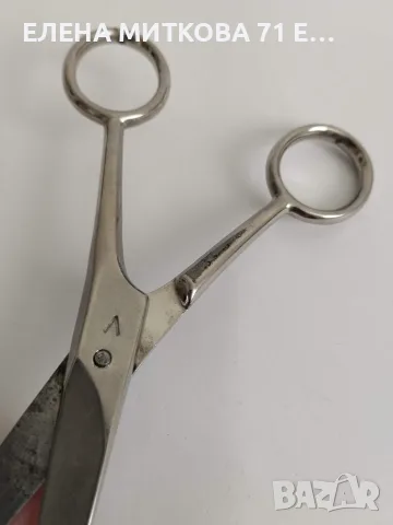 Wilkinson Sword стара маркова английска фризьорска ножица, снимка 7 - Антикварни и старинни предмети - 55480822