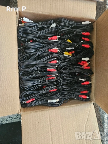 *НОВИ* Аудио видео кабел чинч към 3.5 жак, снимка 2 - Други - 54187503