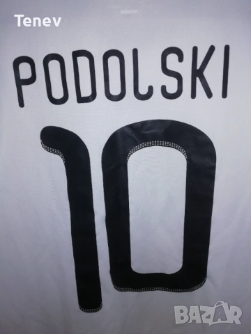 Germany Podolski Adidas оригинална тениска фланелка Германия Подолски футболна , снимка 4 - Тениски - 39265560