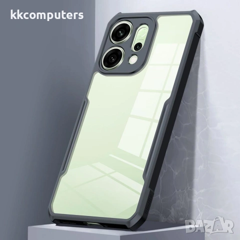 За Oppo Reno14 5G XUNDD Удароустойчив Калъф с Прозрачен Гръб и Скрийн Протектор, снимка 3 - Резервни части за телефони - 54967317