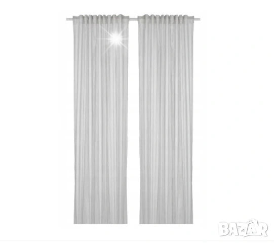 Завеси/пердета IKEA BYMOTT , снимка 2 - Пердета и завеси - 54895855