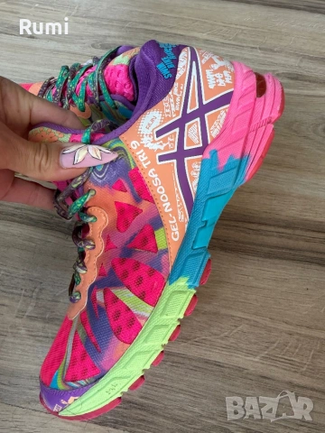 Оригинални цветни маратонки ASICS Gel-Noosa Tri 9 ! 37 н, снимка 4 - Маратонки - 54803549