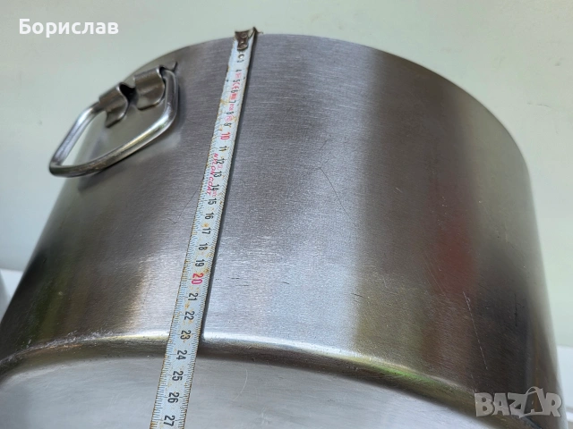 Неръждаем казан - алпака 30 л., снимка 6 - Други стоки за дома - 55125516