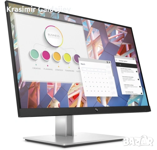 Монитор 23.8" HP E24 G4, 1920x1080, IPS, 60 Hz - 9VF99AA