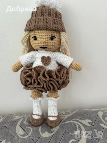 Кукла Никол Амигуруми, снимка 4 - Плюшени играчки - 55068437