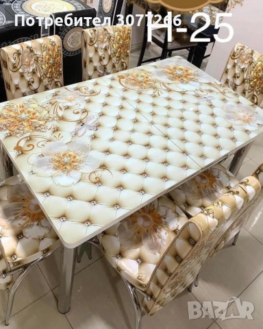 Турски трапезни маси с 6 стола Цена 249.€, снимка 14 - Маси - 54611591