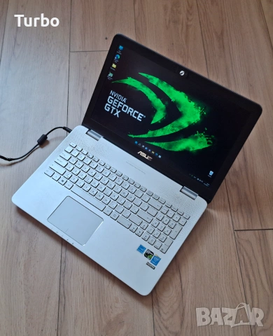 15.6' IPS Asus N551 Core i7-4720HQ/12GB/NVIDIA GTX 960 2GB GDDR5/256GB SSD, снимка 2 - Лаптопи за игри - 55125214
