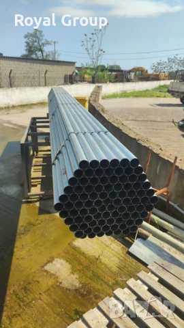 Поцинковани тръби - колове за ограда , снимка 4 - Огради и мрежи - 54367202