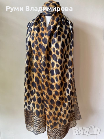 Леопардов шал, снимка 4 - Шалове - 53383253