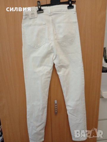 Бели дънки Zara, снимка 2 - Дънки - 54893263