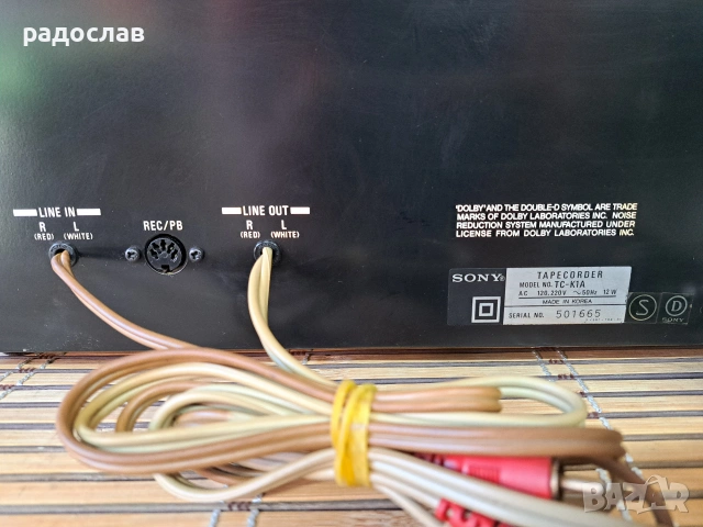 Sony TC-K 1 A, снимка 6 - Декове - 54965976