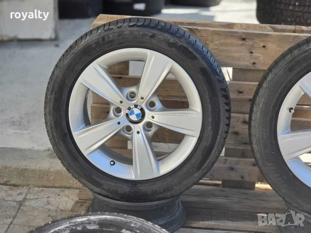 5х120 16 Джанти BMW 1 Series 2 Series 1-ва серия 2-ра серия 5x120 Eт 40 J 7 Централен отвор 72.6 Гум, снимка 4 - Аксесоари и консумативи - 55010635