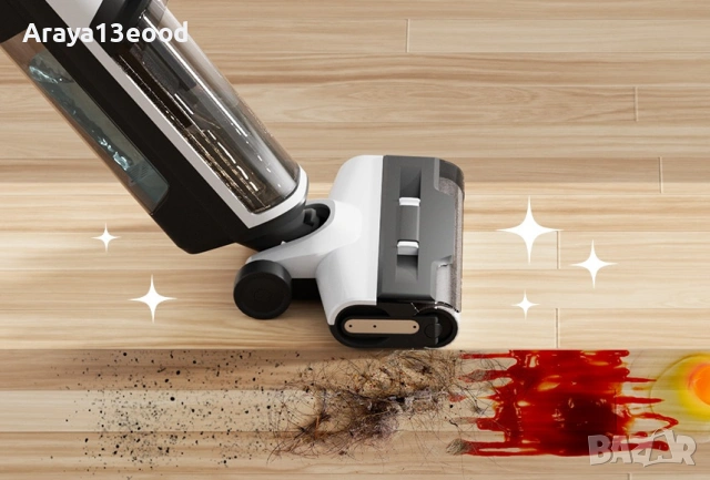 Безжична прахосмукачка за сухо и мокро почистване Cleanwise BVC-T8 с функция за измиване, снимка 7 - Прахосмукачки - 55102859