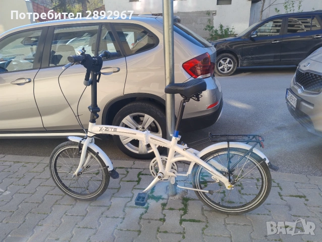 Сгъваем велосипед xzite Дания, снимка 2 - Велосипеди - 54150528