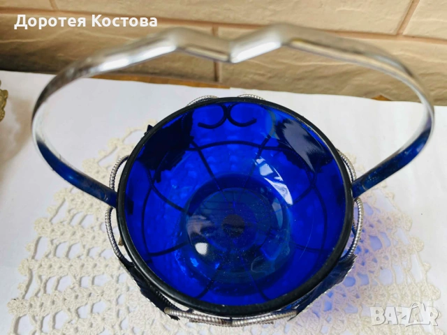 Красива посребрена захарница или бонбониера от Англия , снимка 8 - Антикварни и старинни предмети - 54229501