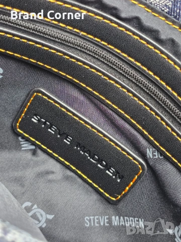 Нова дамска чанта Steve Madden деним с верижка и дълга дръжка, снимка 13 - Чанти - 54354501