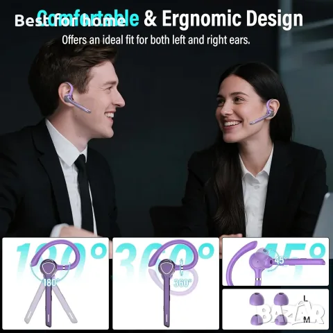 Bluetooth слушалки, безжични Bluetooth 5.3 слушалки, LED дисплей, 118 часа безжични слушалки, снимка 7 - Bluetooth слушалки - 55531410