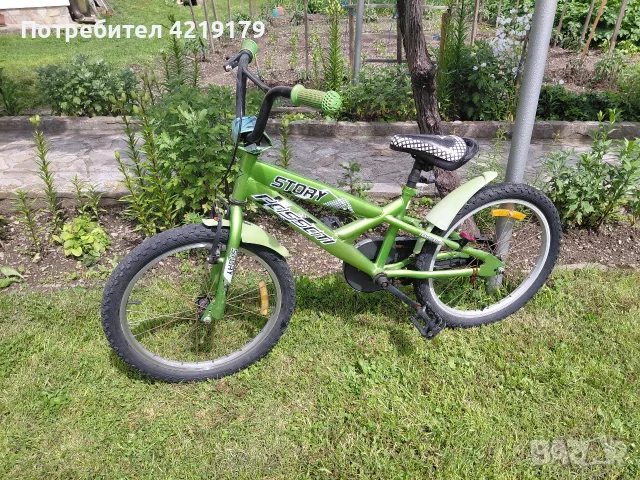 Зелено колело за деца