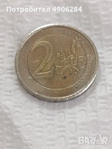Много рядка евро монета 2€ . Италия, снимка 4 - Нумизматика и бонистика - 55533588